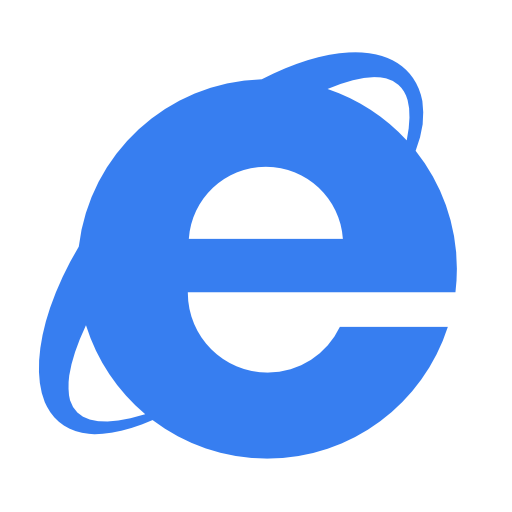 Как выглядит значок internet explorer