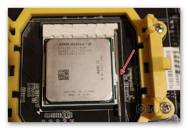 Стальной рычаг у процессора AMD
